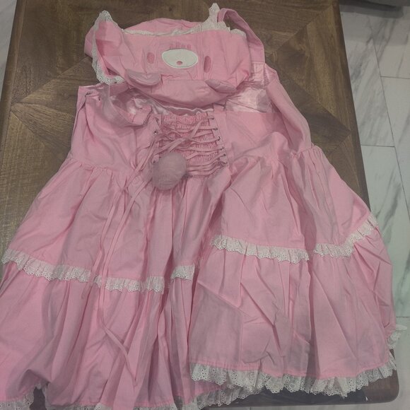 Gloomy Bear  My Violet - Gloomy Hooded Jumperskirt size 3xl New - Picture 1 of 7